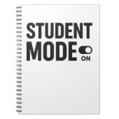 Student Mode On – Study Motivation ノートブック (正面)
