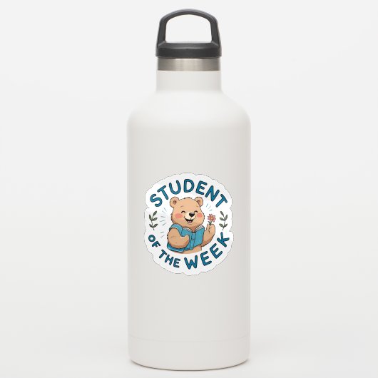 Student of the Week Bear Reward Sticker シール (ウォーターボトル)