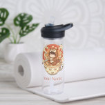 Student Owl Water Bottle Personalized Back School ウォーターボトル<br><div class="desc">Practical owl water bottle perfect for school, campus, and study sessions. A personalized bottle that keeps students hydrated during busy days.</div>