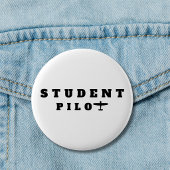 Student Pilot Simple Airplane Aviation custom  バンパーステッカー