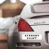 Student Pilot Simple Airplane Aviation custom  缶バッジ