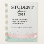 Student Planner 2025 – Personalized Daily Schedule プランナー手帳 (正面)