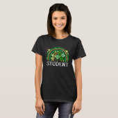 Student Rainbow Lucky Women St Patrick's Day Shamr Tシャツ (正面フル)