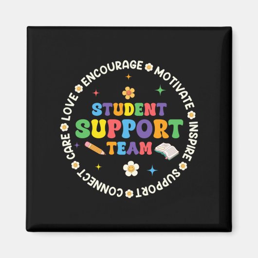 Student Support Team Appreciation Week バックトゥー マグネット (正面)