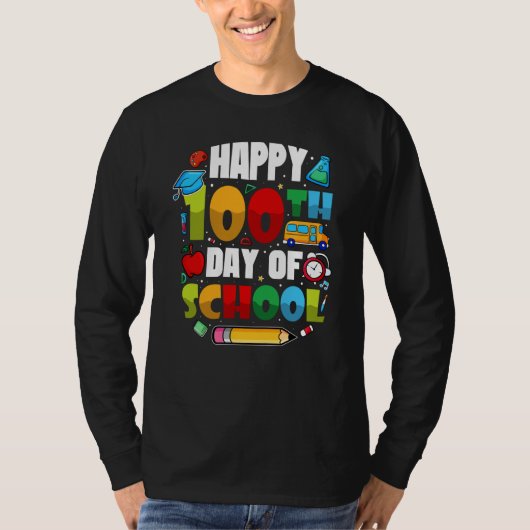 Students 100 Days Of School Teachers 2023 Boys And Tシャツ (正面)