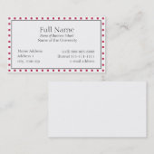 Students or Companyのための基本的な名刺 名刺 (正面/裏面)