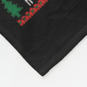 Students Saying 67 Christmas Teacher Ugly Christma フリースブランケット (角)