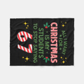 Students Saying 6-7 67 Six Seven Funny Teacher Chr フリースブランケット (正面(横))