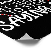 Students Saying 6-7 67 Six Seven Funny Teacher Chr ポスター (角)