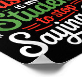 Students Saying 6-7 67 Six Seven Funny Teacher Chr ポスター (角)