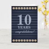 studimilestoneフェイク employee anniversary card カード (黄色い花)