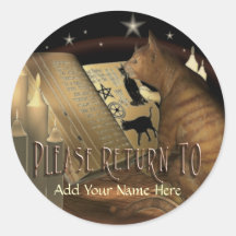 Studing Catレッスン蔵書票