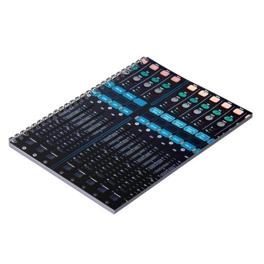 Studioサウンドミキサー、テクノロジギアによるnatの向上 ノートブック (左側)