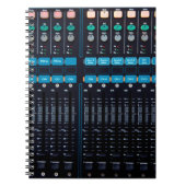 Studioサウンドミキサー、テクノロジギアによるnatの向上 ノートブック (正面)