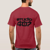 studio407ロゴ tシャツ (裏面)