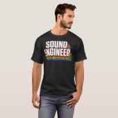 Studio Audio EngineerおもしろいSing Sound Guy Tech Tシャツ (正面フル)