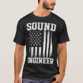 Studio Audio Engineer Tools Fun Sound Guy Tech Tシャツ (正面)
