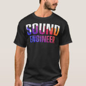 Studio Audio Engineer Tools Sound Guy Tech Tシャツ (正面)
