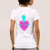 Studio Chloe ロゴTシャツ レディースカット Tシャツ (裏面)