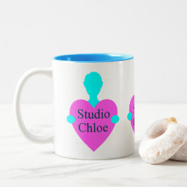 Studio Chloe Triple logo mug ツートーンマグカップ