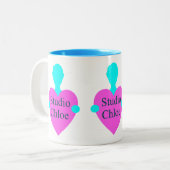 Studio Chloe Triple logo mug ツートーンマグカップ (正面左)
