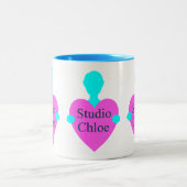 Studio Chloe Triple logo mug ツートーンマグカップ (中央)