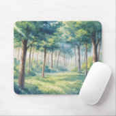 Studio Ghibli Inspired Forest Mousepad マウスパッド (マウス)