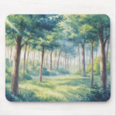 Studio Ghibli Inspired Forest Mousepad マウスパッド (正面)