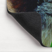 Studio Settingでシルバーレースコッチチョック マウスパッド (コーナー)