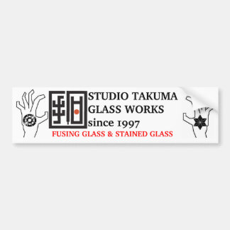 studio takuma glass works STICKER バンパーステッカー