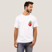 Studious Apple Bookworm Character Tシャツ (正面フル)