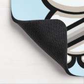 Studious Kawaii Bunny マウスパッド (コーナー)