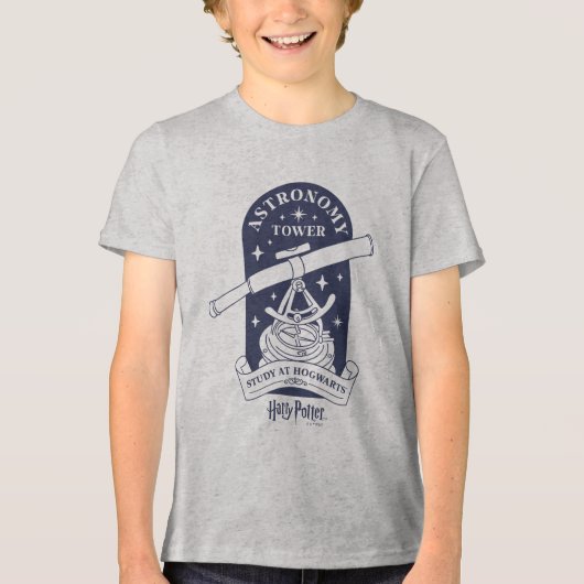 Study at HOGWARTS™ Astronomy Tower トライブレンドＴシャツ (正面)