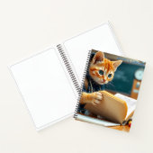 📚 Study Buddy Kitten - Adorable Scholar Notebook ノートブック (内部)