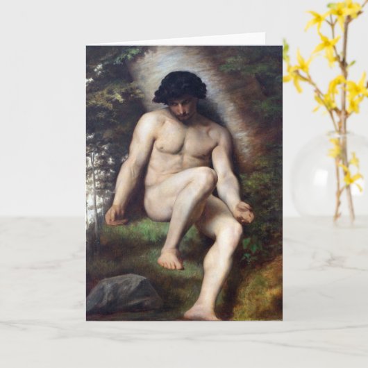 Study for Paradise Lost Fine Art Greetings Card カード (黄色い花)