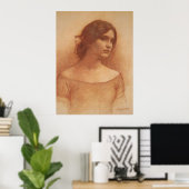 Study for The Lady Clare Poster ポスター (ホームオフィス)