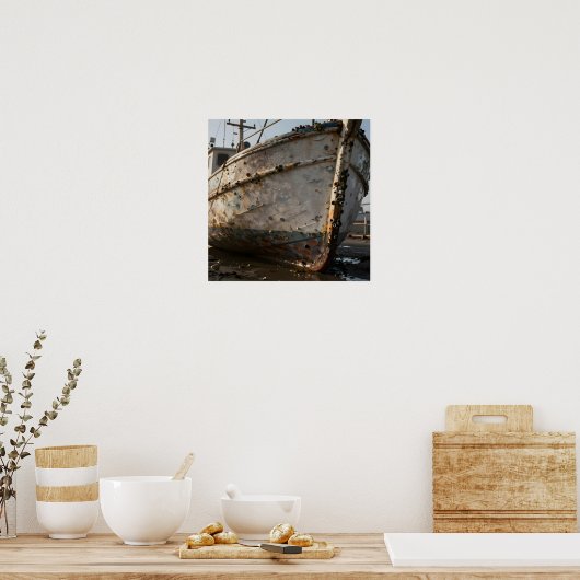 Study in salt and steel ポスター (キッチン)