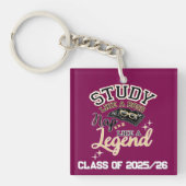 Study Like a Boss, Nap Like a Legend, College gift キーホルダー (正面)