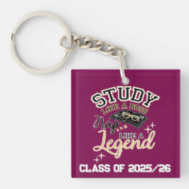 Study Like a Boss, Nap Like a Legend, College gift キーホルダー