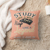 Study Like a Boss, Nap Like a Legend, College gift クッション (ブランケット)