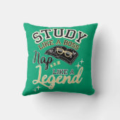 Study Like a Boss, Nap Like a Legend, College gift クッション (裏面)