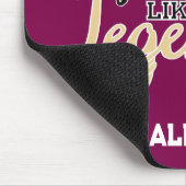 Study Like a Boss, Nap Like a Legend, College gift マウスパッド (コーナー)