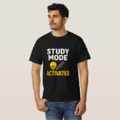 Study Mode Activated • Student & Teacher  Tシャツ (正面フル)
