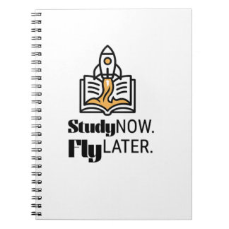 Study Now Fly Later – Student Motivation ノートブック