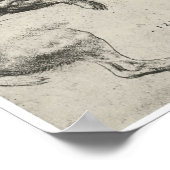 Study of a Dog, Leonardo Da Vinci ポスター (角)