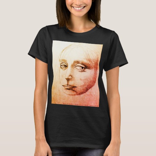Study of da Vinci, Sketch of a girl, D.C.B. Tシャツ (正面)