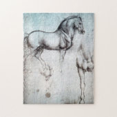 Study of Horse, Leonardo da Vinci ジグソーパズル (縦)