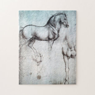 Study of Horse, Leonardo da Vinci ジグソーパズル