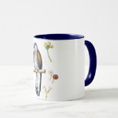 Study of Lesser Kestrel and Flower, Arcimboldo マグカップ (正面右)