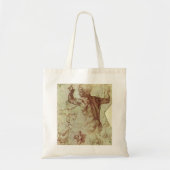 Study of Libyan Sibyl by Michelangelo トートバッグ (正面)